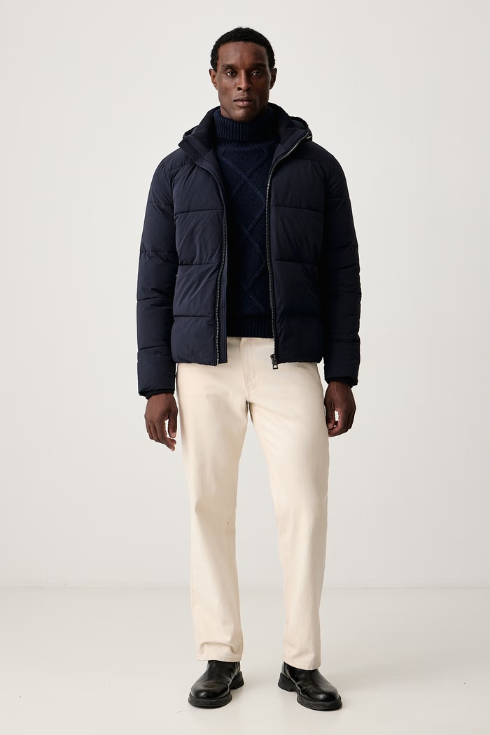 Guess Zimska jakna za muškarce M6BL58.W4170 mornarsko plava AW26