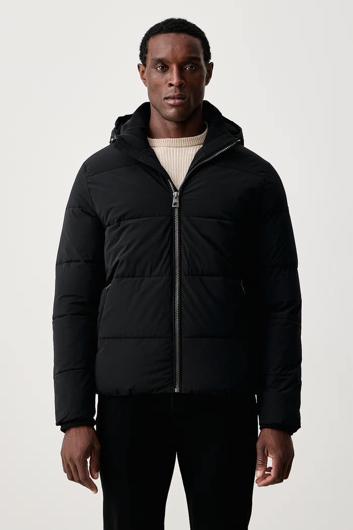 Guess Zimska jakna za muškarce crna M6BL58.W4170