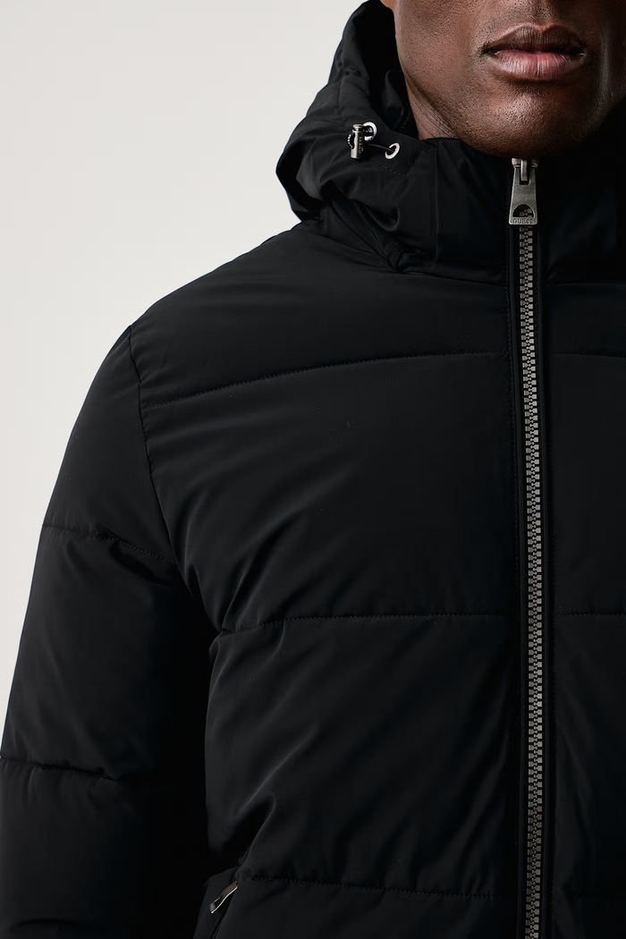 Zimska jakna za muškarce Guess M6BL58.W4170 crna