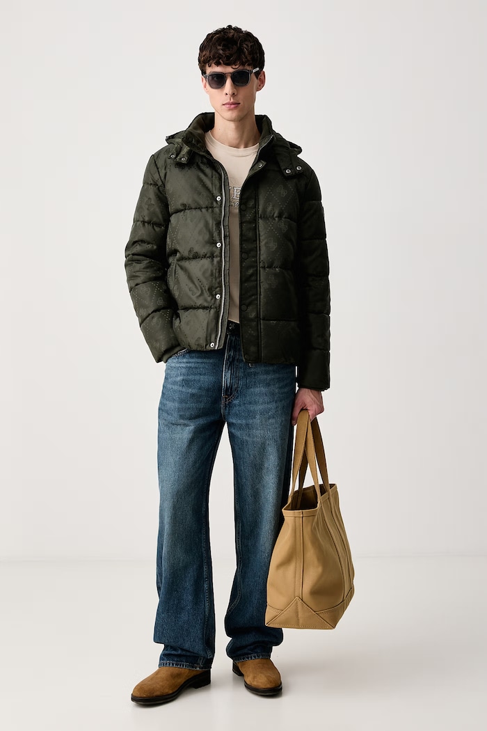 Guess Kurtka męska M6BL43.W4155 zielony AW26