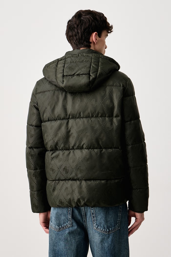 Odzież Guess Kurtka męska M6BL43.W4155 zielony