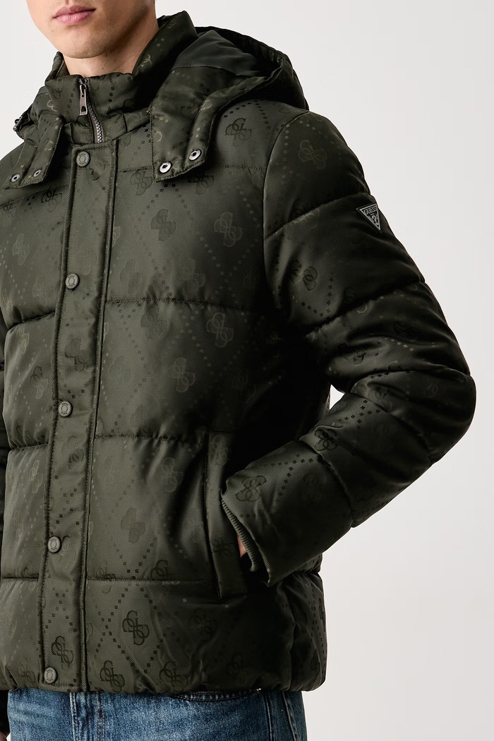 Kurtka męska Guess M6BL43.W4155 zielony