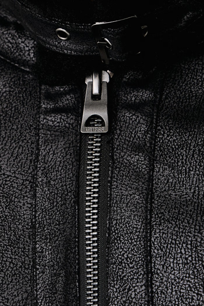 Krátka bunda pánska Guess čierna M6BL40.W4152