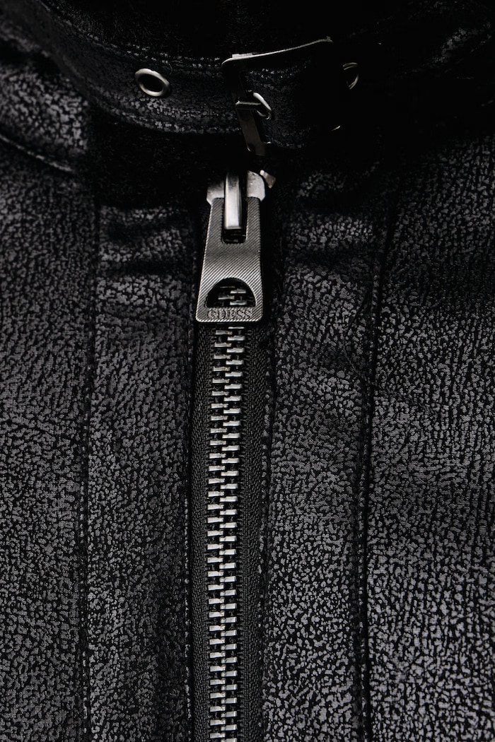 Krátka bunda pánska Guess čierna M6BL40.W4152