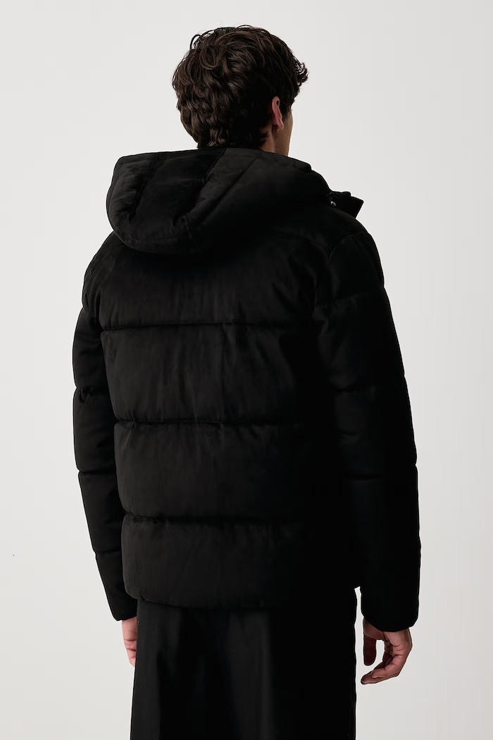 Oblečenie Guess Krátka bunda pánska z imitácie semišu M6BL36.W4148 čierna