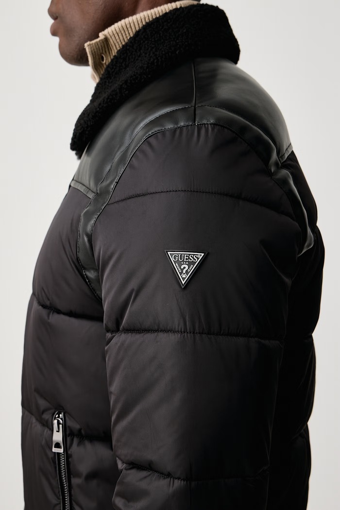 Krátka bunda pánska Guess M6BL23.W4134 čierna