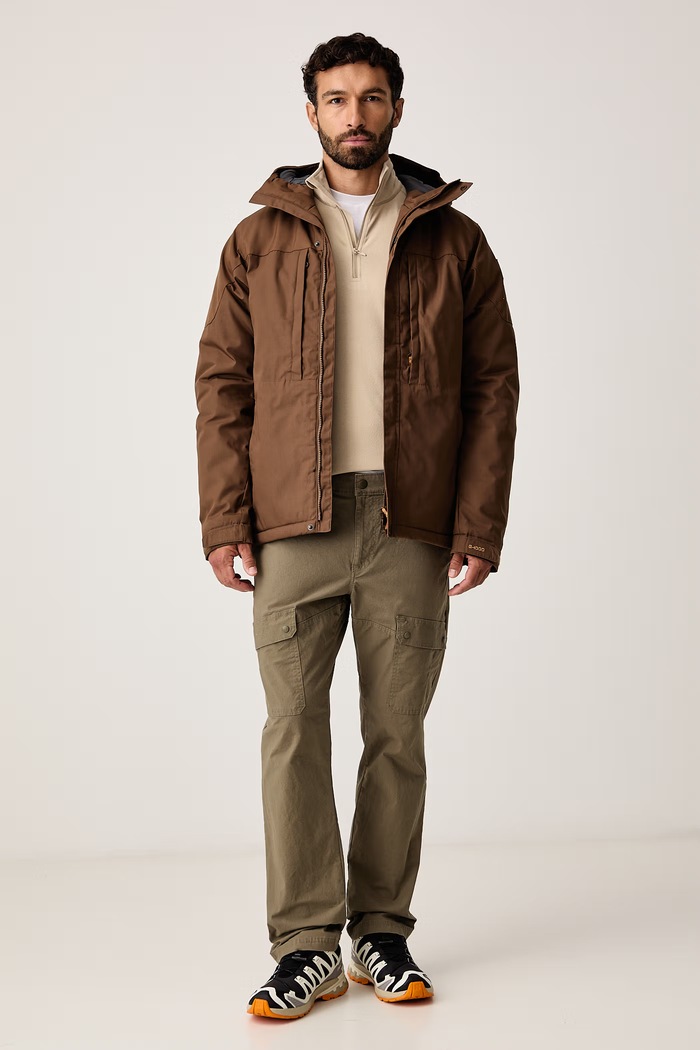 Fjallraven Kurtka trekkingowa męska SkogsO F82279.299 brązowy AW26