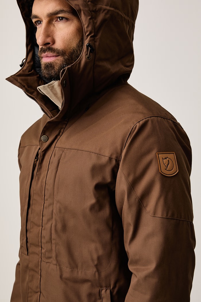 Kurtka trekkingowa męska SkogsO Fjallraven F82279.299 brązowy