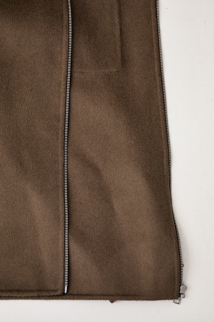 Frame DOUBLE FACE ZIP SHIRT JACKET kurtka wełniana męska MF26WJA011