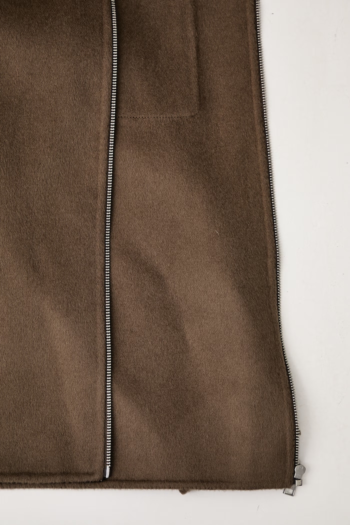 Frame DOUBLE FACE ZIP SHIRT JACKET kurtka wełniana męska MF26WJA011