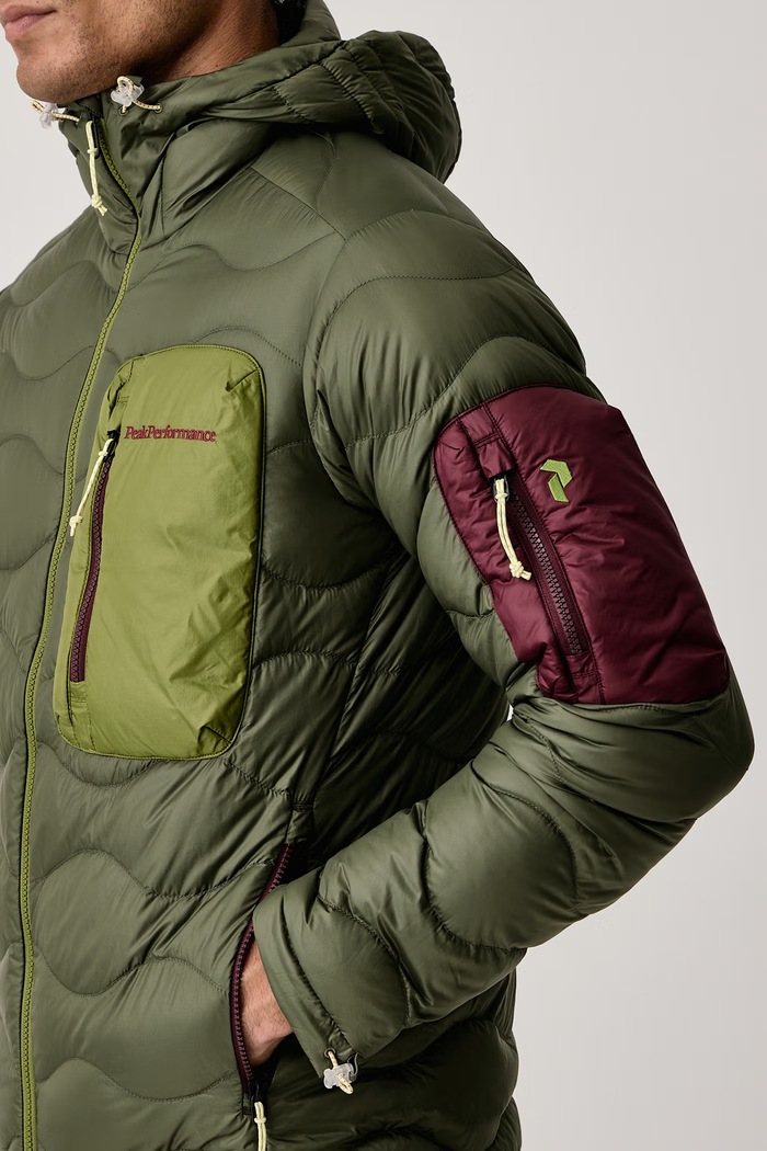 Kurtka puchowa męska Helium Peak Performance G798481 zielony