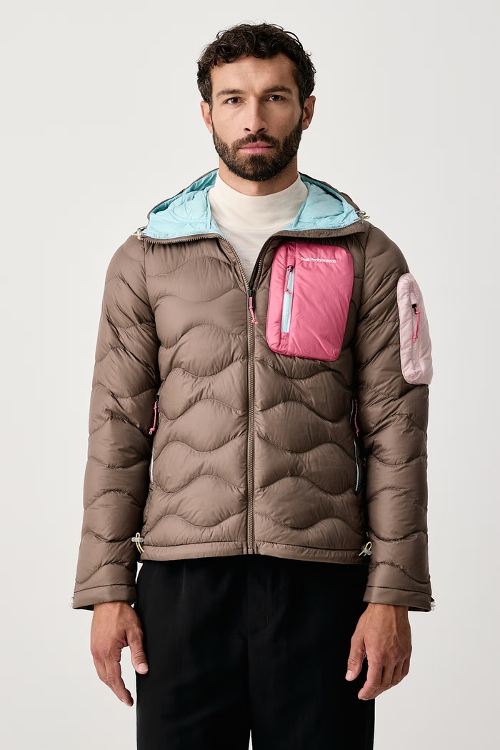 Peak Performance Kurtka puchowa męska Helium brązowy G798481