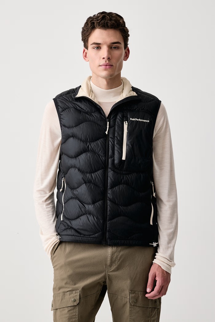Peak Performance Bezrękawnik puchowy męski Helium czarny G80344090