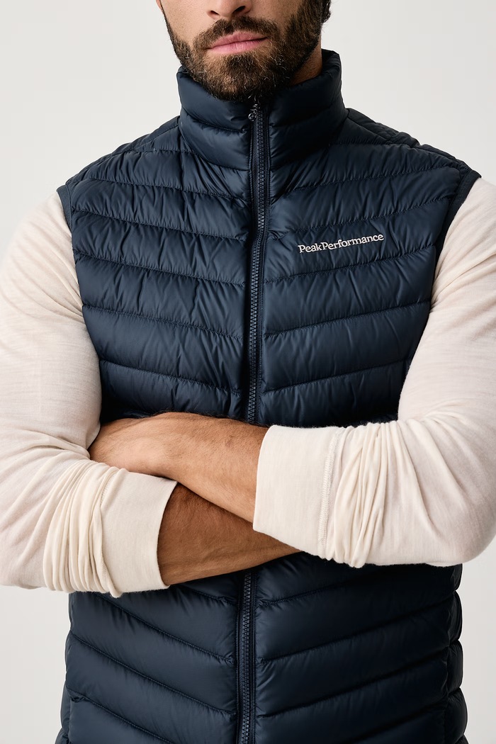 Bezrękawnik puchowy męski Frost Down Peak Performance G80529010 granatowy