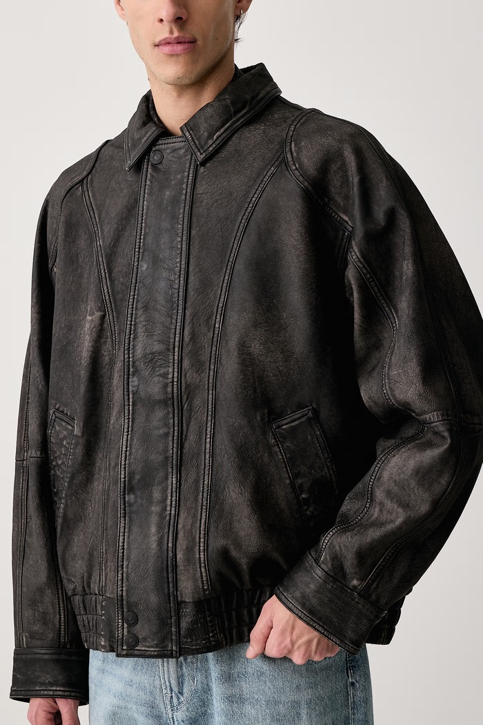 Kurtka męska skórzana JABRIL LEATHER Levi's 007SF szary