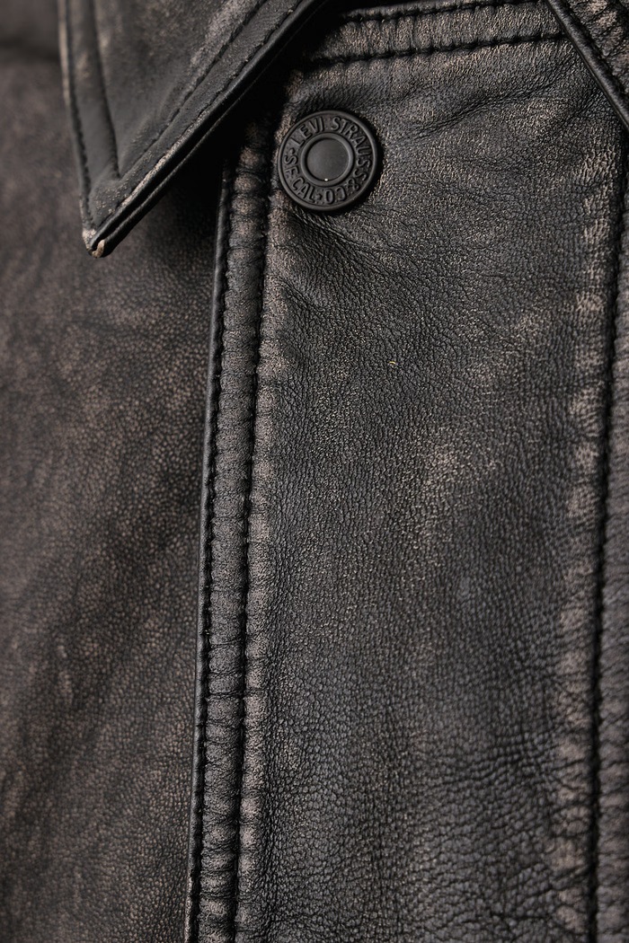 Kurtka męska skórzana JABRIL LEATHER Levi's szary 007SF