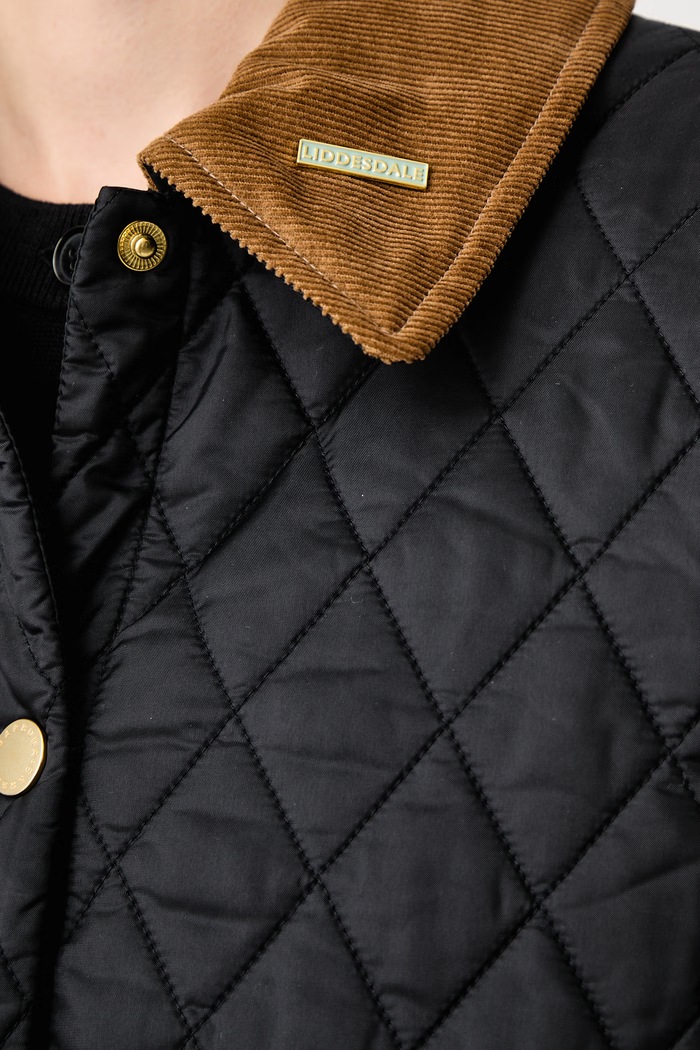 Barbour Icons Cropped Liddesdale Quilted kurtka pikowana damska LQU1851BK91