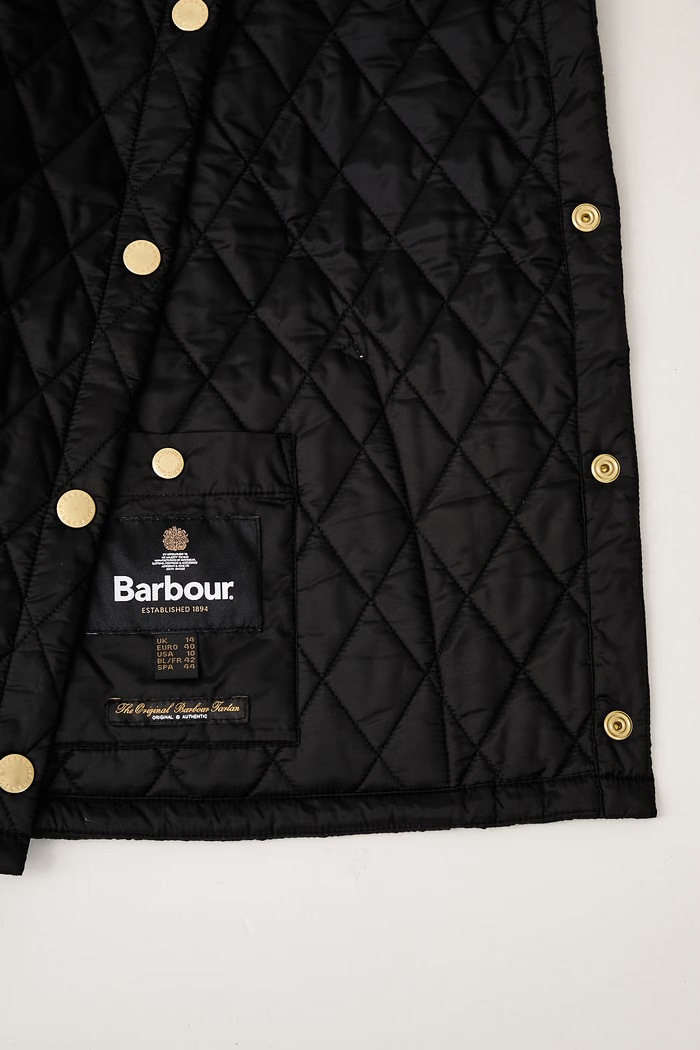 Barbour Icons Cropped Liddesdale Quilted kurtka pikowana damska LQU1851BK91