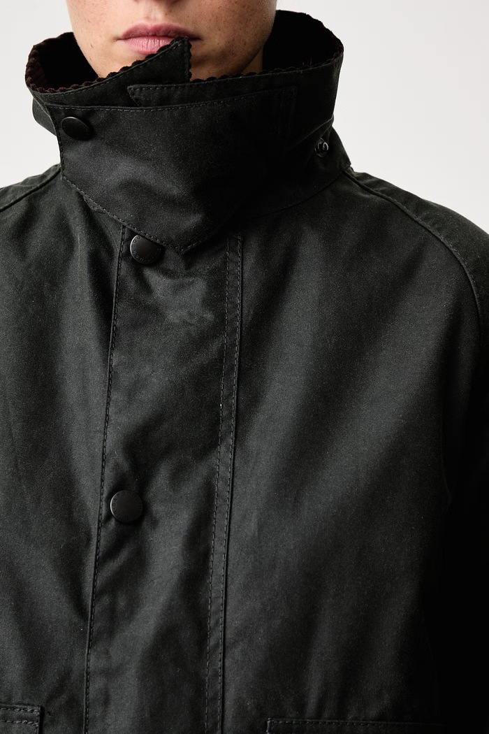 Barbour Spey Wax Jacket krótka kurtka damska bawełniana MWX1212SG51