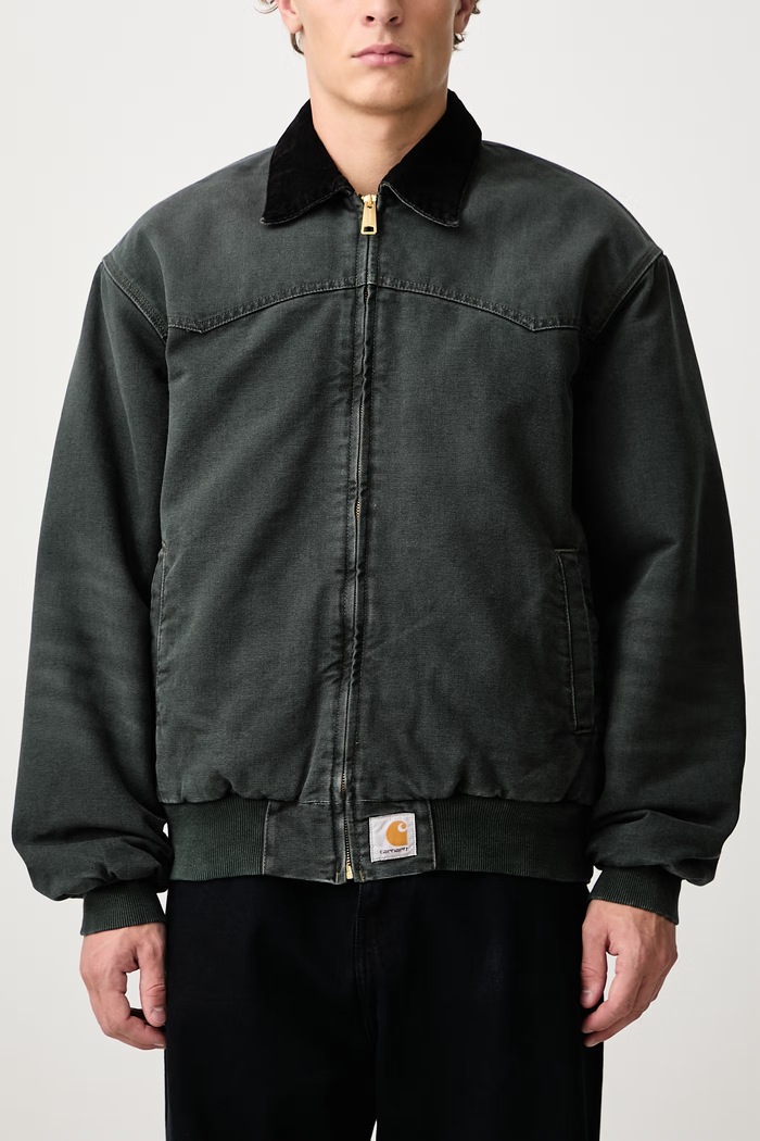 OG Santa Fe короткая куртка из хлопка для мужчин Carhartt WIP зелёный I037056.3WM4O