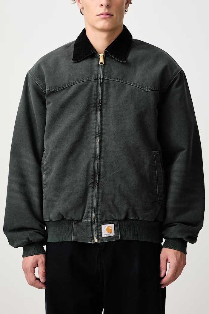 OG Santa Fe короткая куртка из хлопка для мужчин Carhartt WIP зелёный I037056.3WM4O
