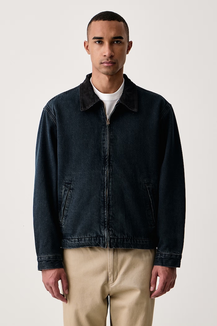 Levi's Bunda dámska bavlnená CASTRO FULL ZIP LINED tmavomodrá 007WJ