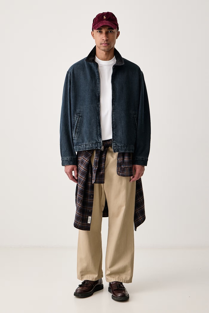 Levi's Bunda dámska bavlnená CASTRO FULL ZIP LINED 007WJ tmavomodrá AW26