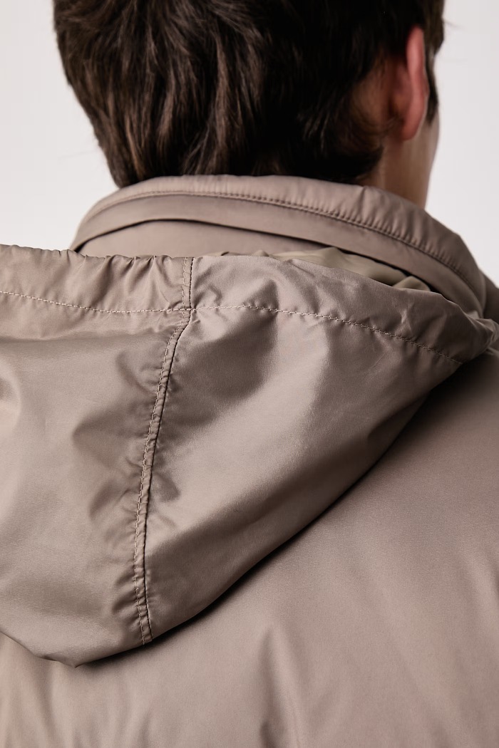 Giacca piumino da uomo AURUE Levi's marrone 007SQ