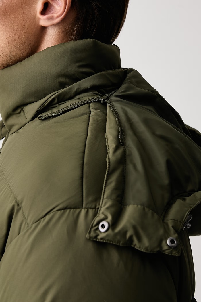 Páperová bunda pánska ROCKWELL HOODED Levi's zelená 007SP