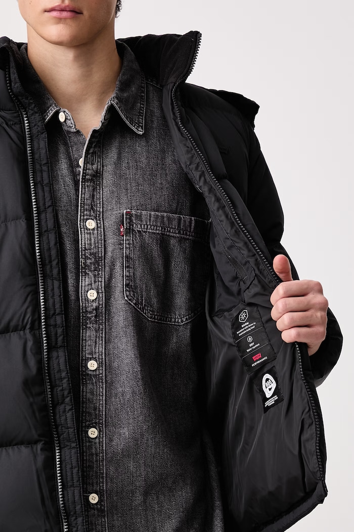 Levi's Páperová bunda pánska ROCKWELL HOODED 007SP