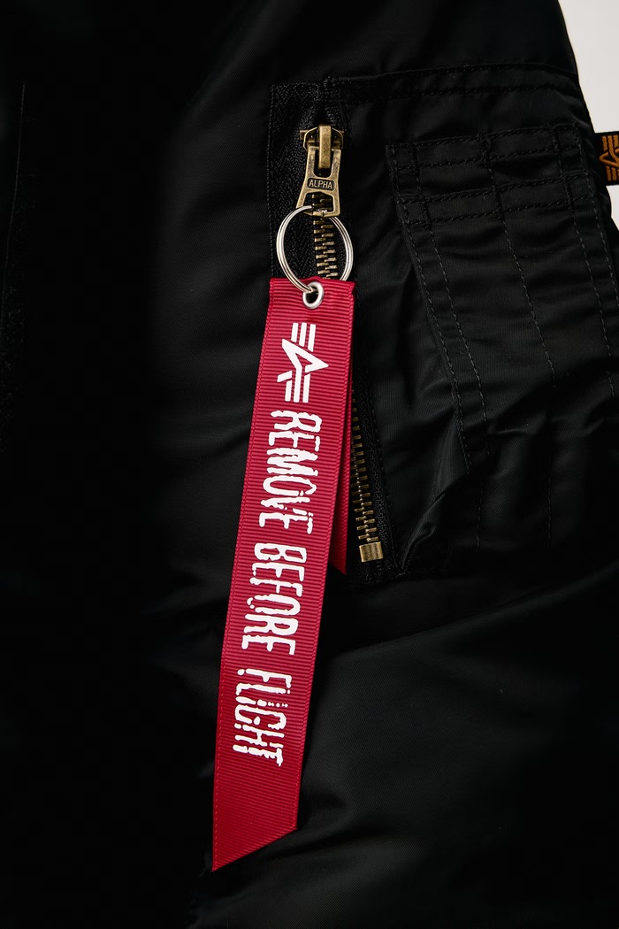 Bomberka męska Aviation Jackets Deflector Alpha Industries czarny 113144