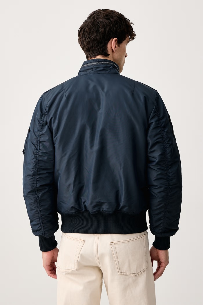 Odzież Alpha Industries Kurtka przejściowa męska Aviation Jackets Engine 103101 granatowy