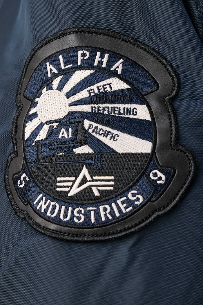 Kurtka przejściowa męska Aviation Jackets Engine Alpha Industries granatowy 103101