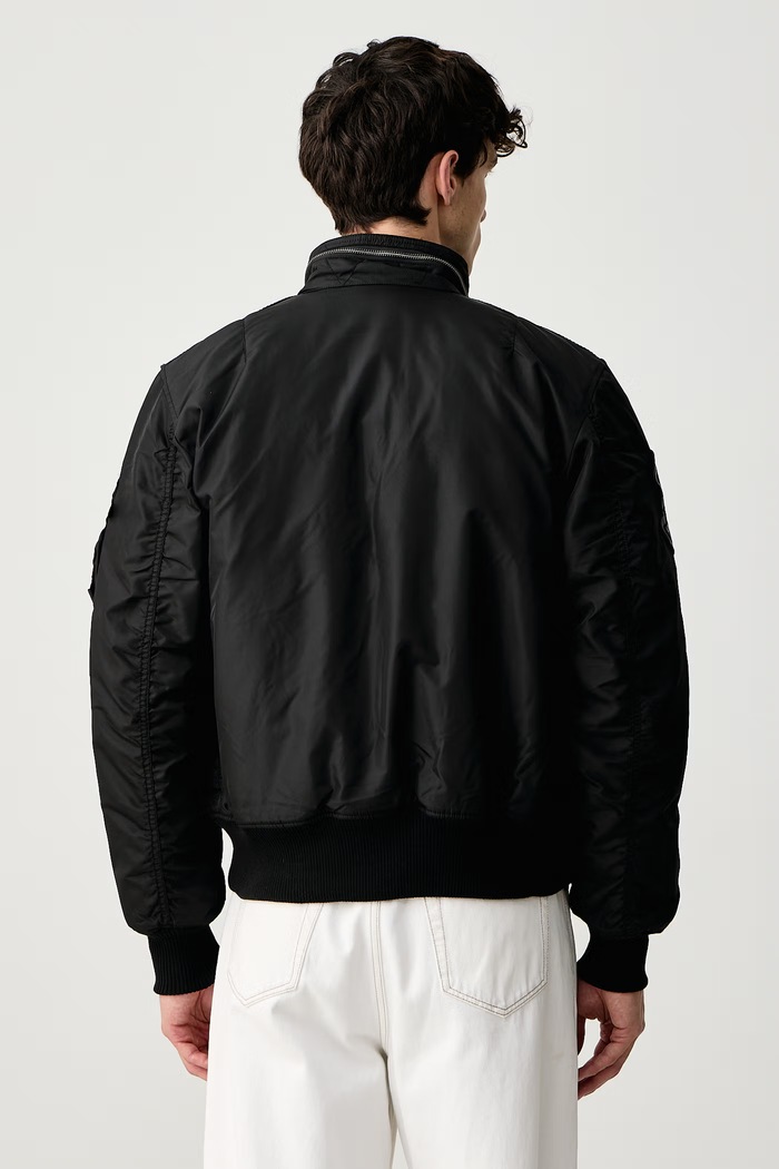 Odzież Alpha Industries Kurtka przejściowa męska Aviation Jackets Engine 103101 czarny