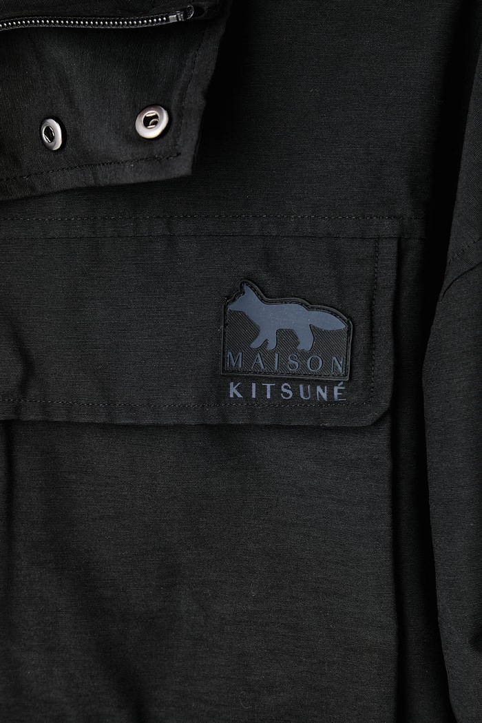 Maison Kitsuné Windbreaker kurtka przejściowa z bawełną męska MRMWV03WQ4103
