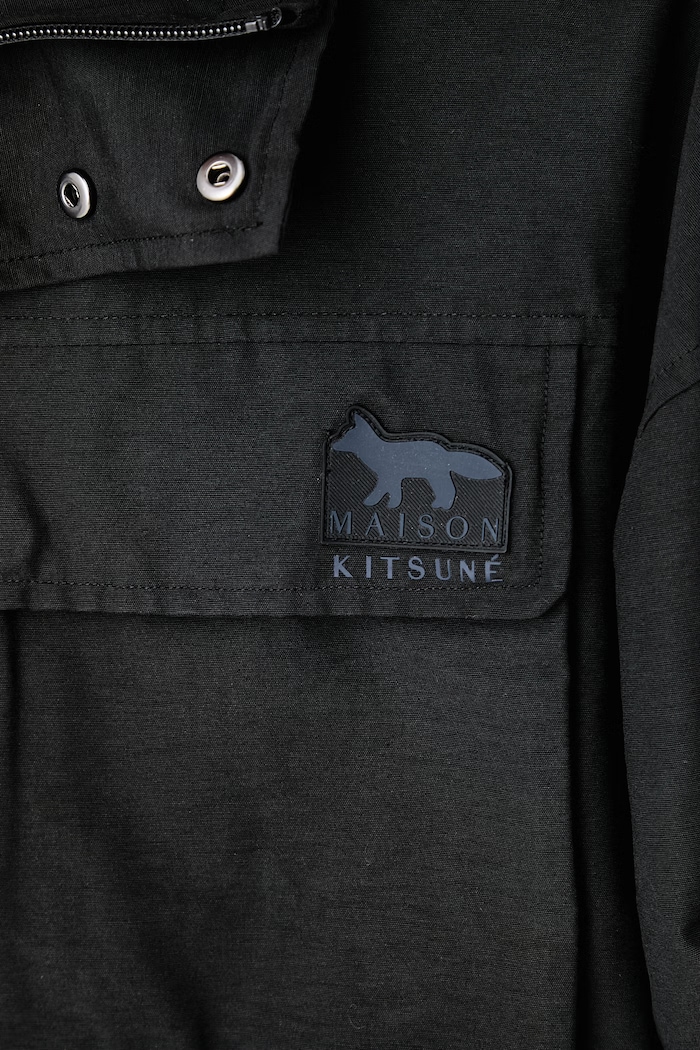 Maison Kitsuné Windbreaker kurtka przejściowa z bawełną męska MRMWV03WQ4103