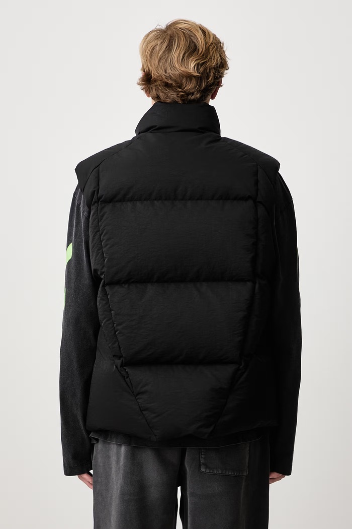 Îmbrăcăminte Off-White Bookish Nyltwill vestă pentru bărbați 44MEX00IF26F001001 negru