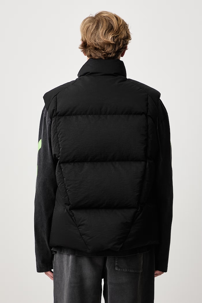 Îmbrăcăminte Off-White Bookish Nyltwill vestă pentru bărbați 44MEX00IF26F001001 negru