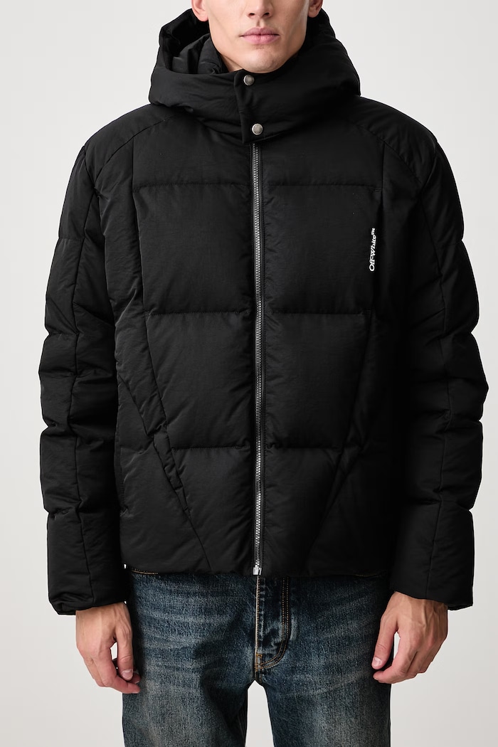 Bookish Nyl Twill Racing Puffer зимняя куртка для мужчин Off-White чёрный 44MED06CF26F001001