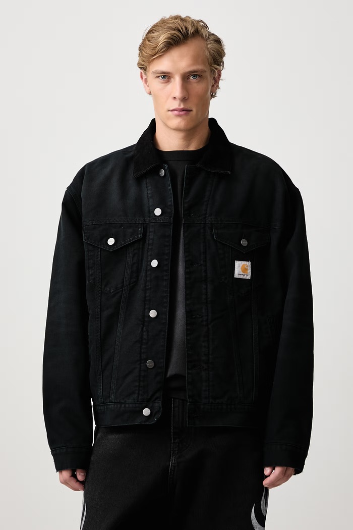 Carhartt WIP OG Trucker Jacket short jacket cotton Men's black I037058