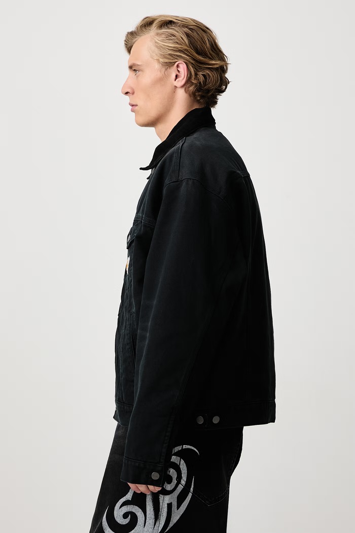 OG Trucker Jacket short jacket cotton Men's Carhartt WIP I037058 black