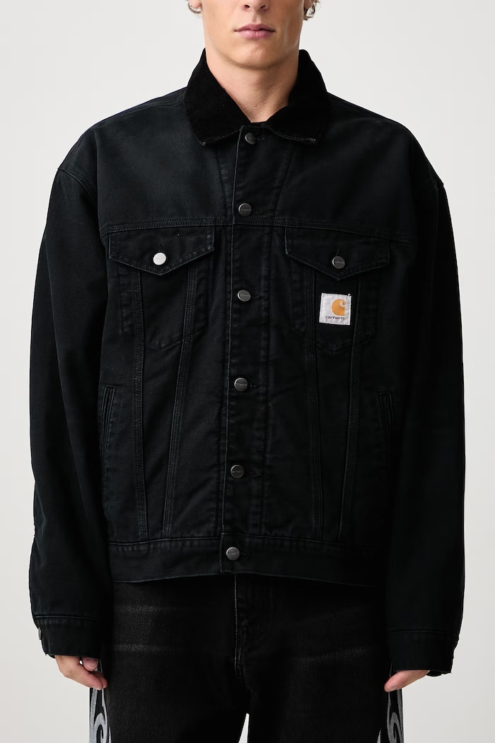 OG Trucker Jacket short jacket cotton Men's Carhartt WIP black I037058