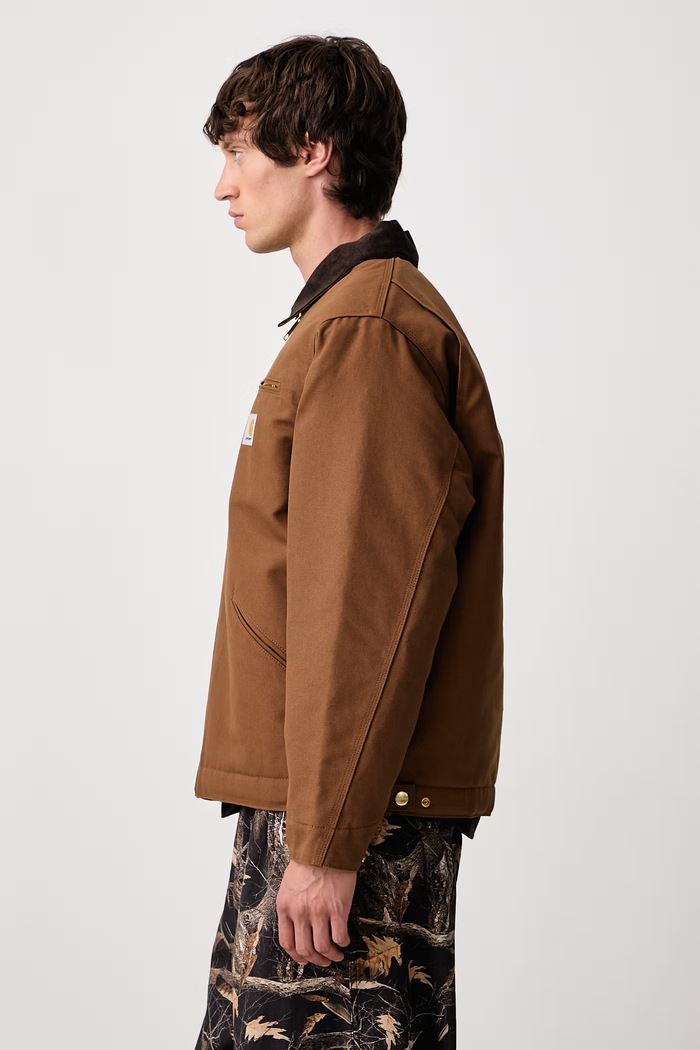 OG Detroit Jacket krátká bunda bavlněná pánská Carhartt WIP I027358 hnědá