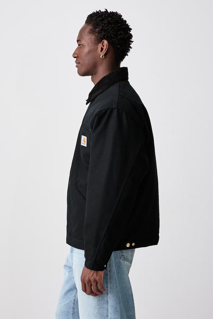 OG Detroit Jacket giacca corta in cotone da uomo Carhartt WIP I027358 nero