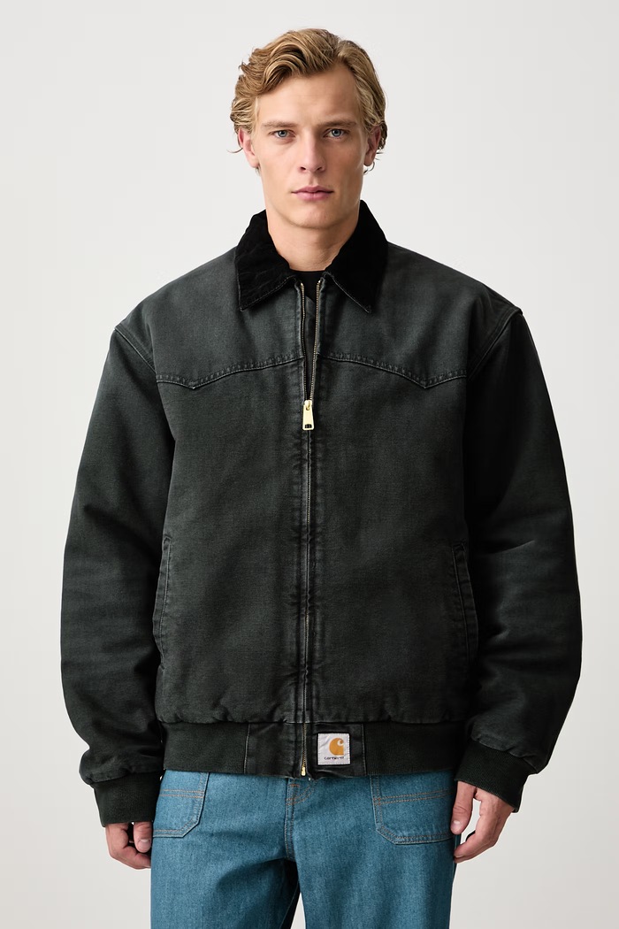 Carhartt WIP OG Santa Fe Jacket krótka kurtka bawełniana męska zielony I037056