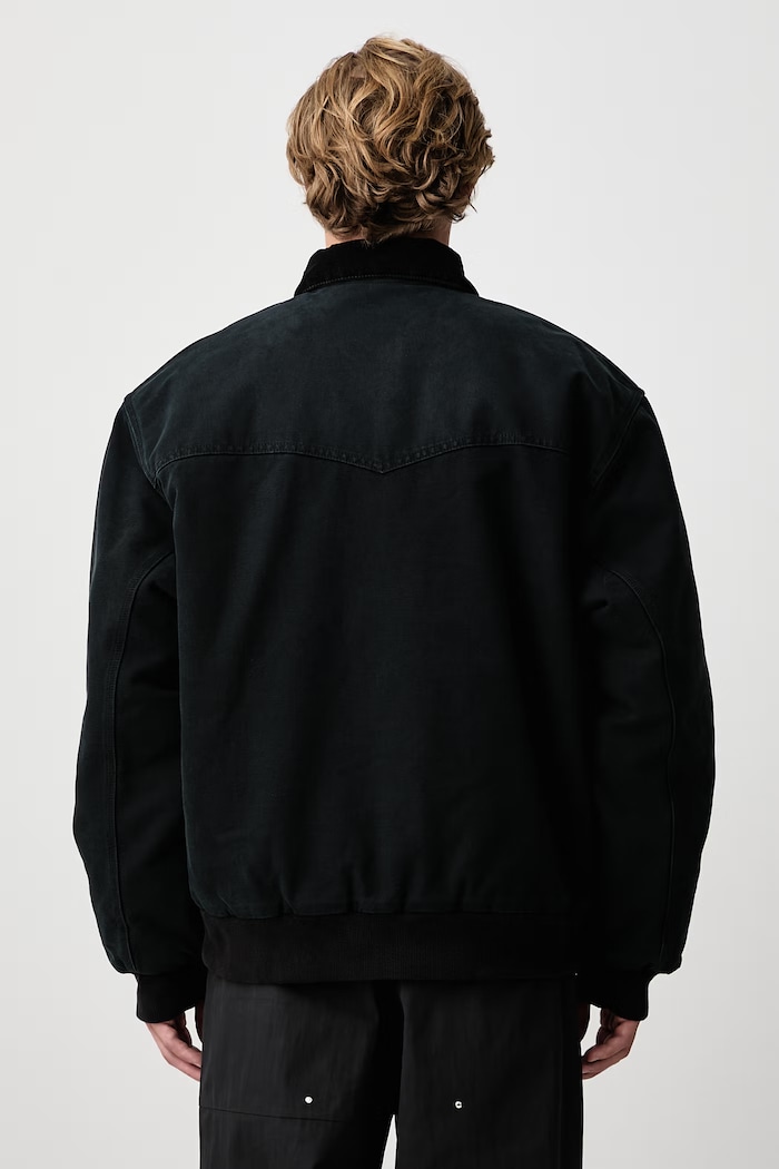 Odzież Carhartt WIP OG Santa Fe Jacket krótka kurtka bawełniana męska I037056 czarny