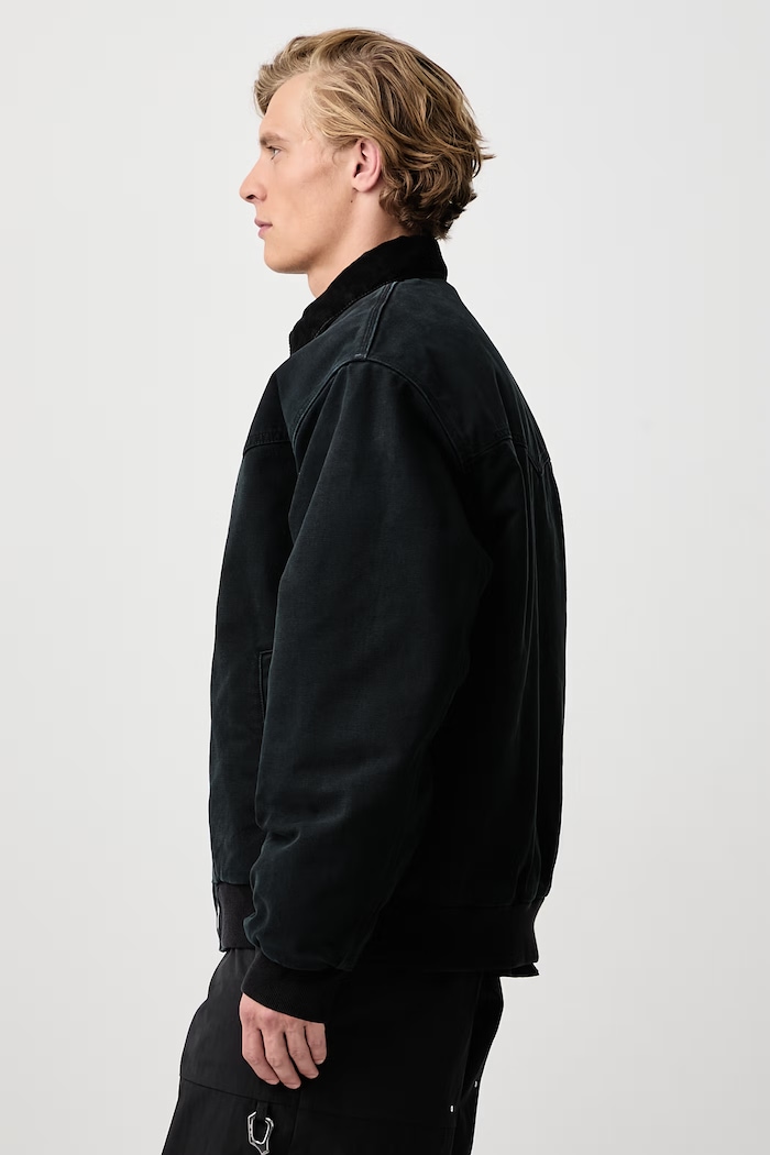 OG Santa Fe Jacket krótka kurtka bawełniana męska Carhartt WIP I037056 czarny