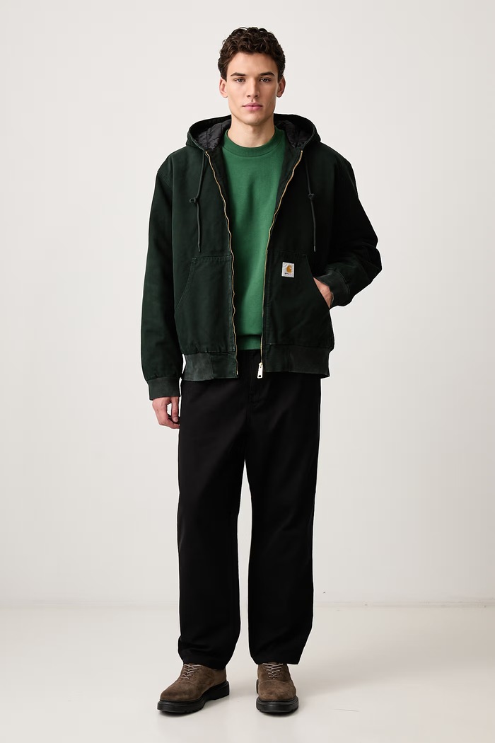 Carhartt WIP OG Active Jacket short jacket cotton Men's I037584 green AW26