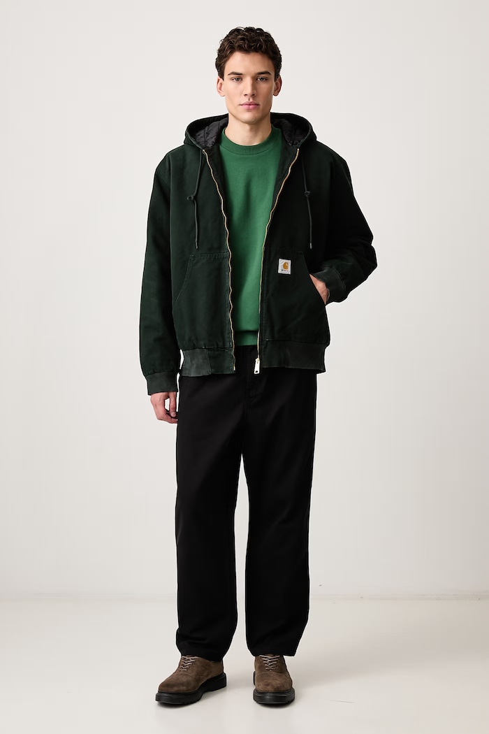 Carhartt WIP OG Active Jacket short jacket cotton Men's I037584 green AW26