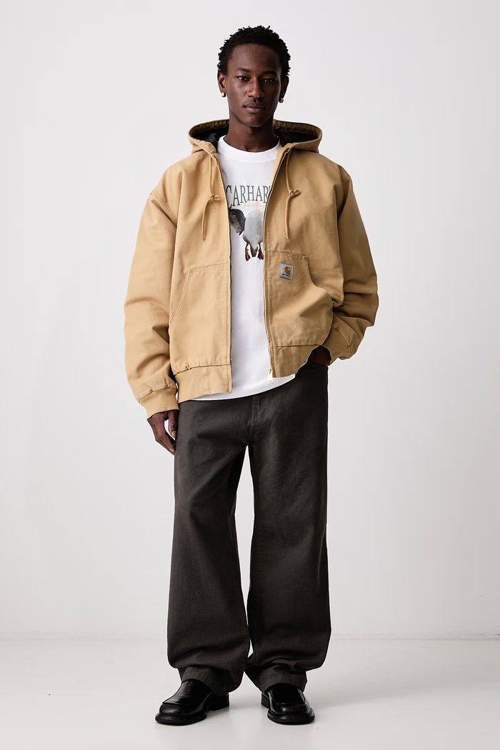 Carhartt WIP OG Active Jacket giacca corta in cotone da uomo I037584 beige AW26